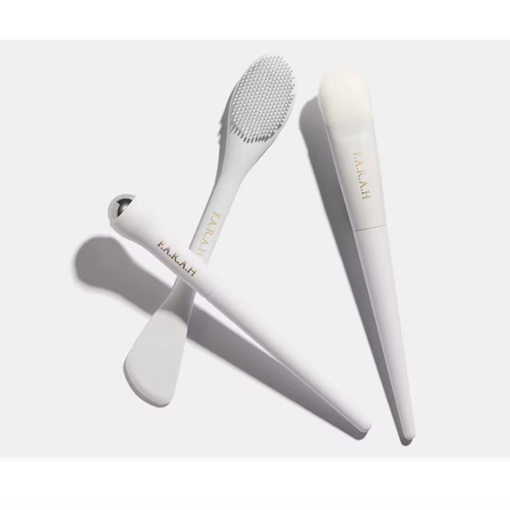 New F.A.R.A.H. Skincare 3pc Brush Set